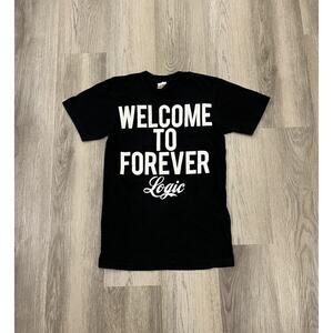Logic The Welcome To Forever Tour Castro & Quest Black Shirt Size Small